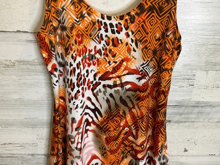 Swimwear Cover-up By Clothes Mentor In Orange & Red, Size: Onesize Hot on Sale