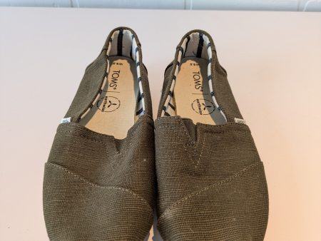 Shoes Flats By Toms In Green, Size: 6.5 Online