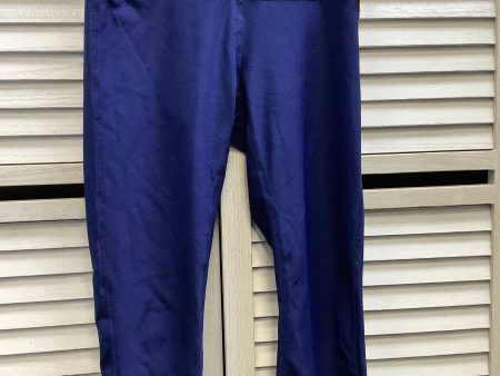 Athletic Leggings Capris By Clothes Mentor In Navy, Size: Xl Online Sale