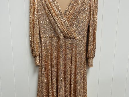 Dress Party Short By Tahari By Arthur Levine In Gold, Size: 6 Sale