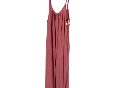 Jumpsuit By Clothes Mentor In Pink, Size: L Cheap