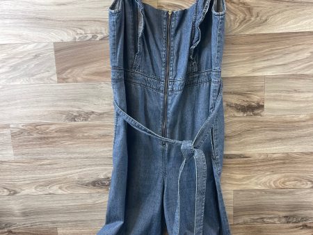 Jumpsuit By Free People In Blue Denim, Size: L Cheap