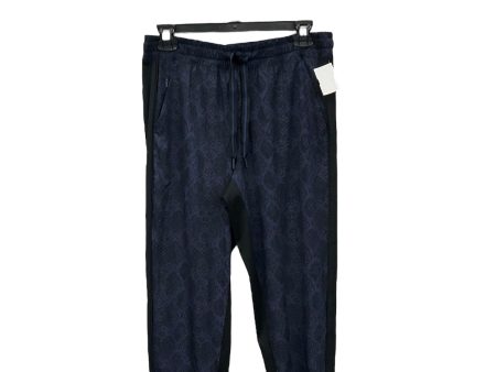 Athletic Pants By Athleta In Black & Blue, Size: S Discount