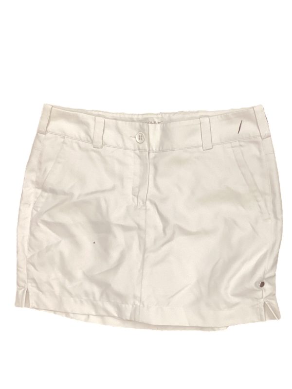 Athletic Skort By Nike In Beige, Size: 8 on Sale