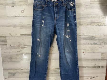 Jeans Boyfriend By Cabi In Blue Denim, Size: 10 Online Sale