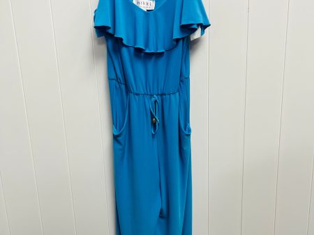 Jumpsuit By Clothes Mentor In Blue, Size: Xs For Discount