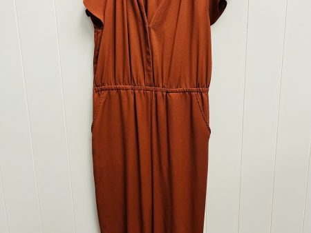 Jumpsuit By Express In Brown, Size: M on Sale