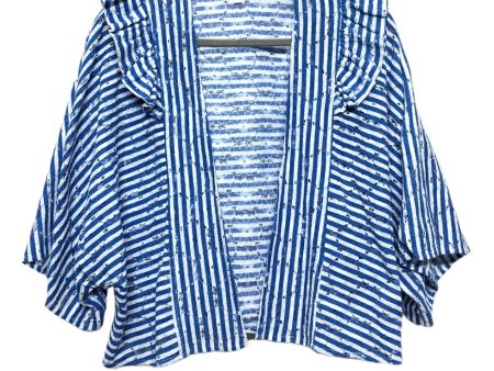 Swimwear Cover-up By Anthropologie In Blue & White, Size: Onesize Online Sale