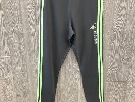 Pants Leggings By Adidas In Grey, Size: M For Cheap