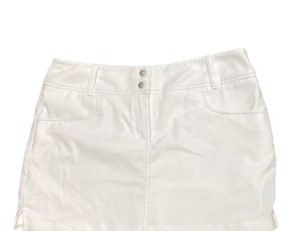 Athletic Skort By Adidas In White, Size: 8 on Sale