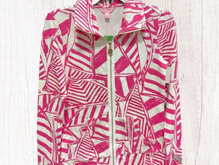 Athletic Jacket By Lilly Pulitzer In Pink & White, Size: Xs Cheap