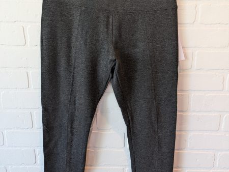 Pants Leggings By Lysse In Grey, Size: 8 on Sale